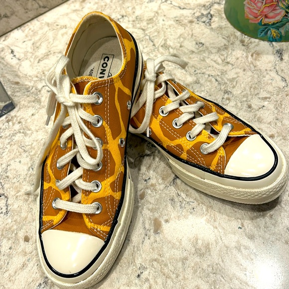 Converse Shoes - Unisex Converse Chuck 70 Low “Archival Giraffe Print” Sneakers